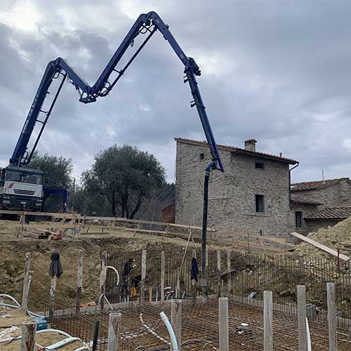 fondamenta muro a secco in pietra